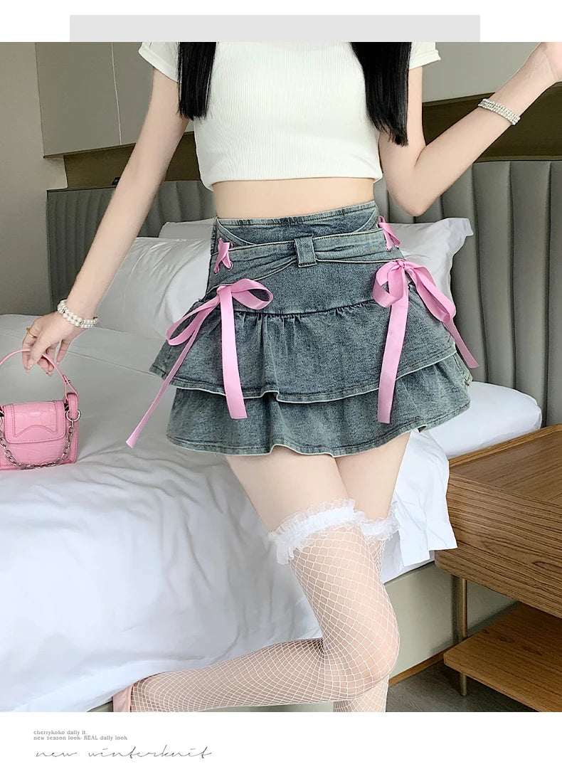 Kawaii Princess Mini Skirt with Build-in Shorts