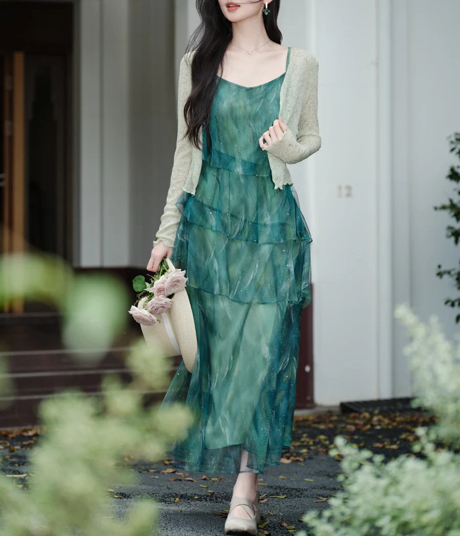 Emerald Enchant Ethereal Essence Dress