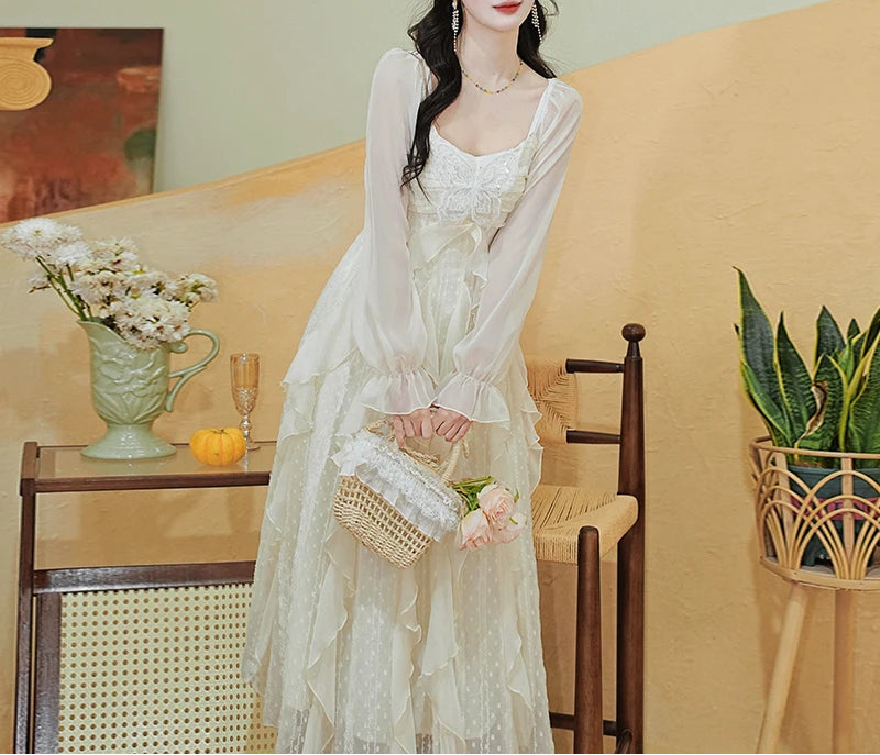 Airielle Butterfly Applique Fairy Dress