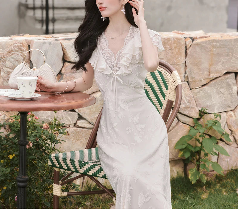 Charlotte Romantic Light Academia Dress