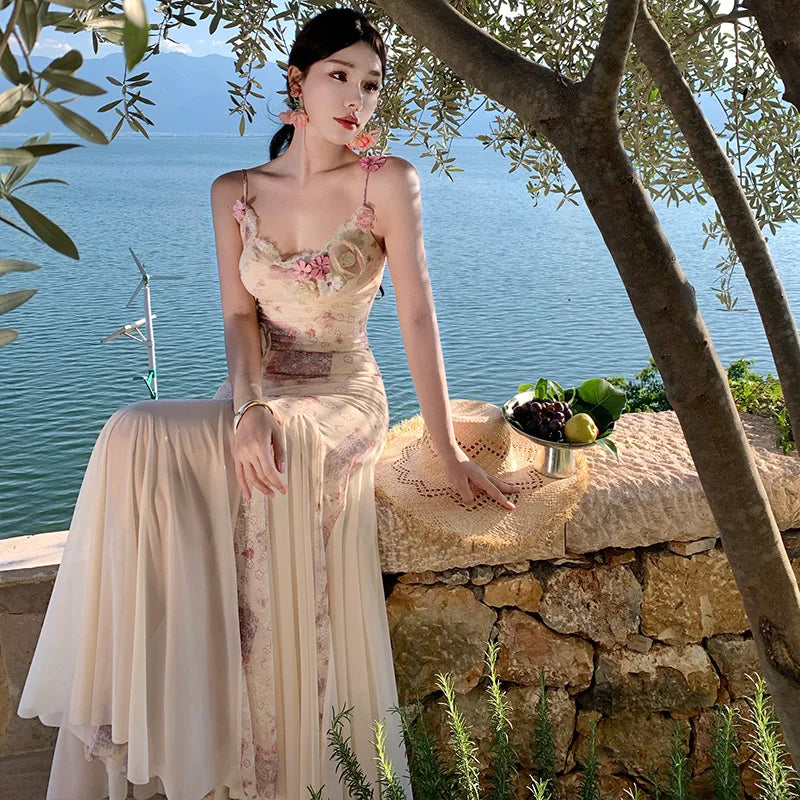 Mermaid Flower Fairycore Aesthetic Ethereal Fairy Dress Mermaid Flower Fairycore Aesthetic Ethereal Fairy Dress