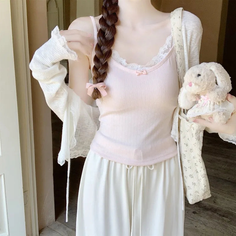 Coquette Camisole Top – Balletcore & Coquette Aesthetic