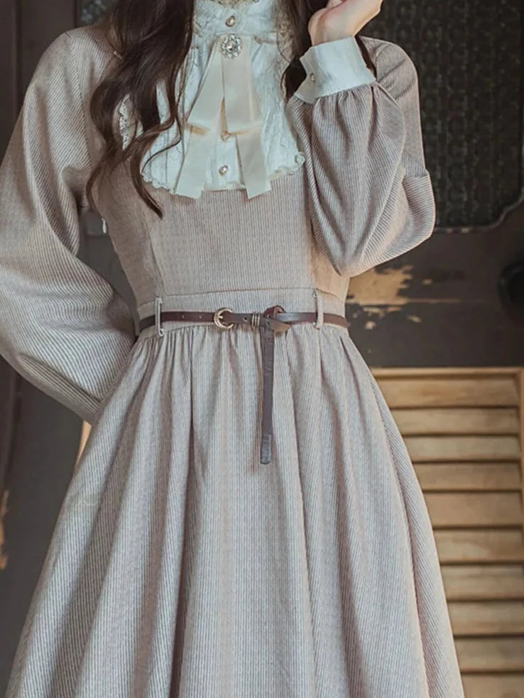 Light Academia Vintage Dress Dark Academia Dress Victorian Vintage Dress