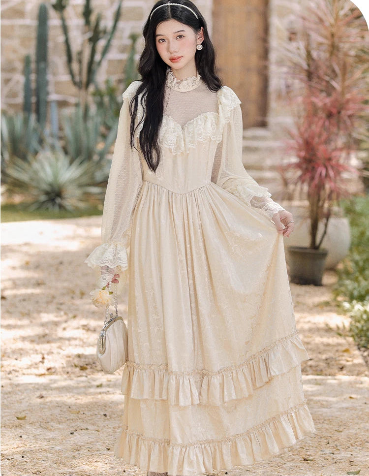 Anastasia Romantic Fairycore Dress Vintage-Princess Aesthetic