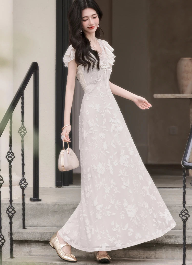 Charlotte Romantic Light Academia Dress