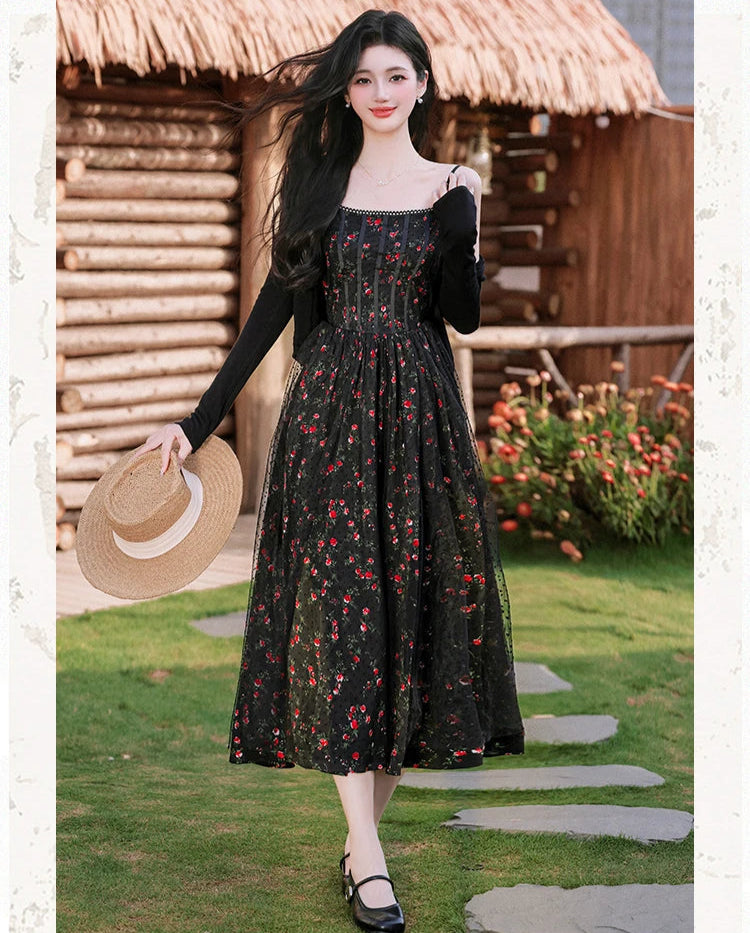 Dark Cottagecore Dress dark cottagecore style dark cottagecore aesthetic