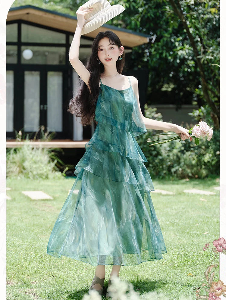 Emerald Enchant Ethereal Essence Dress