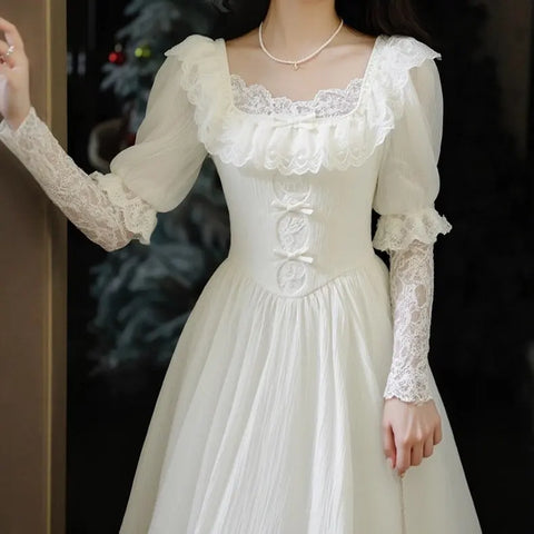Snowbelle Romantic Royalcore Princess Dress