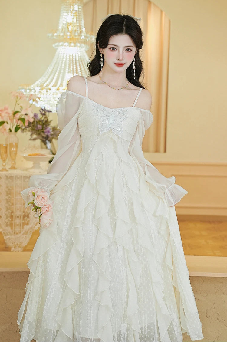 Airielle Butterfly Applique Fairy Dress