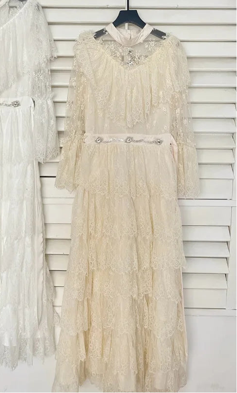 Vintage Victorian Lace Wedding Dress