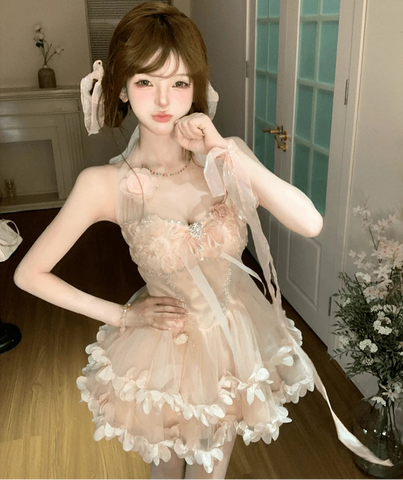 Petal Rays Balletcore Coquette Princess Dress
