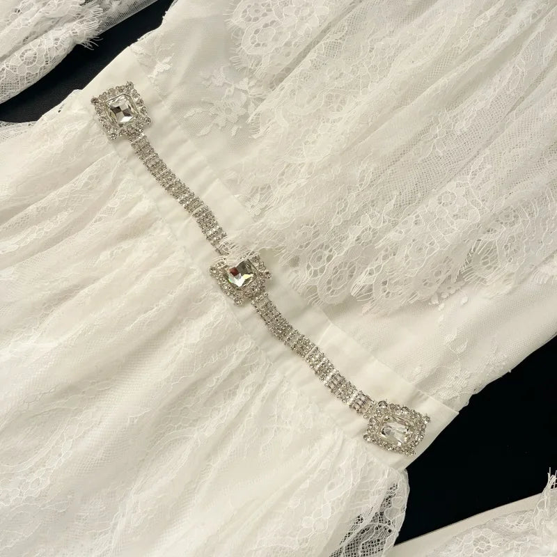 Vintage Victorian Lace Wedding Dress