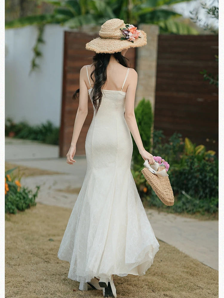 Flower Applique Coquette Fairy Dress
