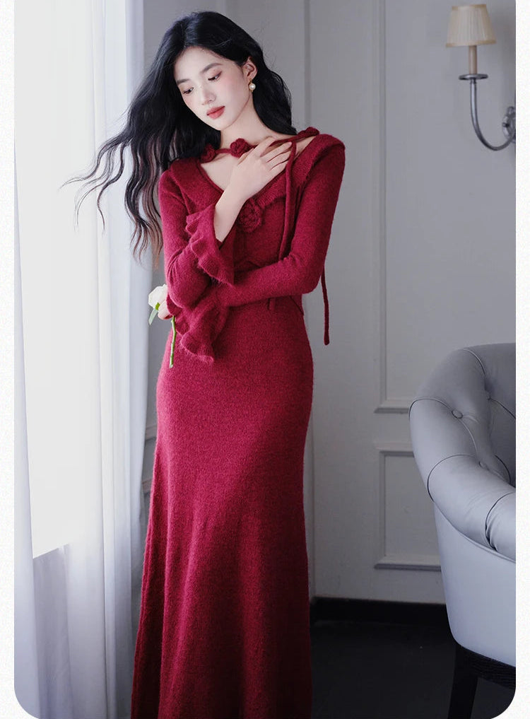 Dandelia Redwhisper Dark Romantic Dress