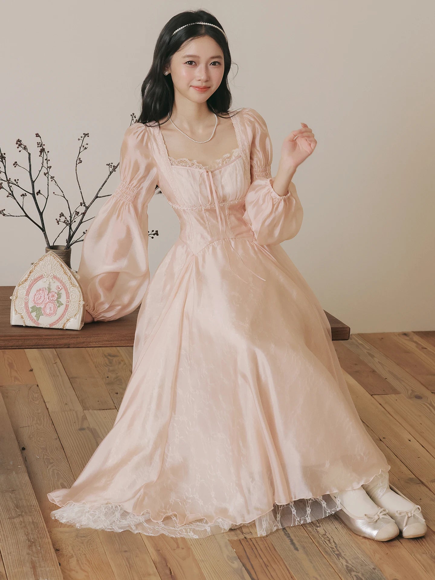 Misty Pearl Princess Dress