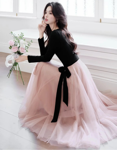 Petal Shadow Balletcore Dress