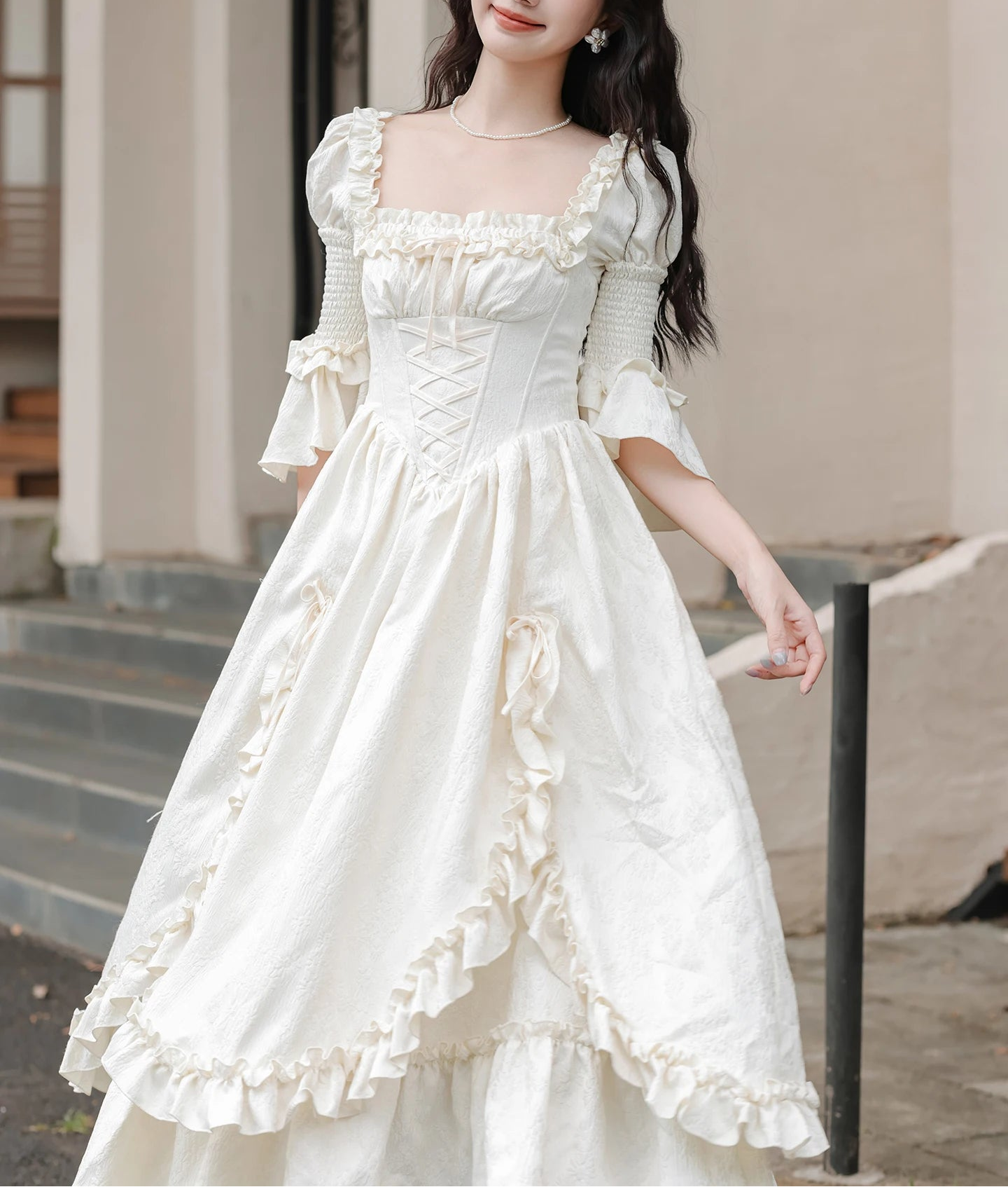 The Shy Baroness Romantic Royalcore Rococo Princess Dress