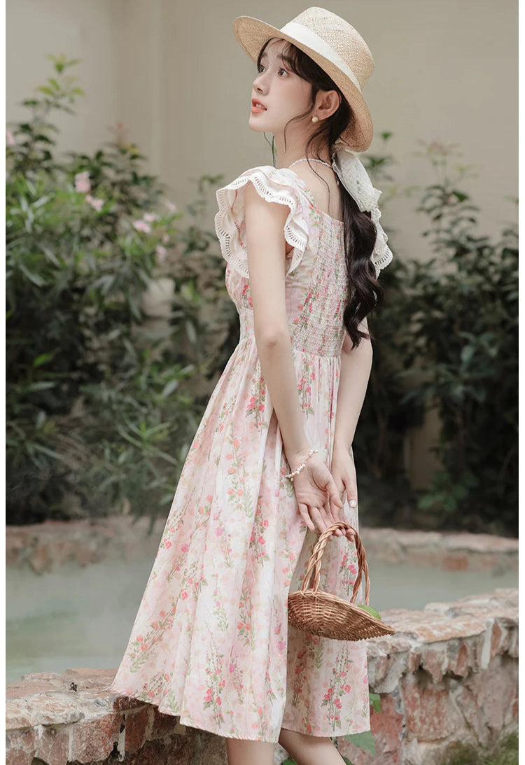 Charmed Bloom Floral Cottagecore Dress