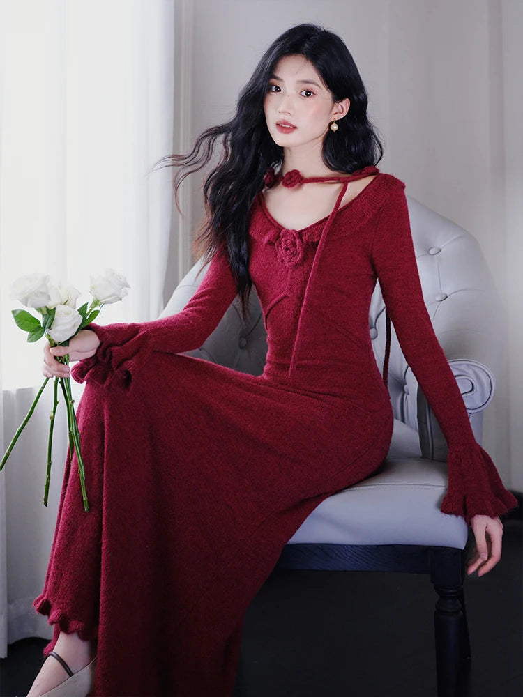Dandelia Redwhisper Dark Romantic Dress