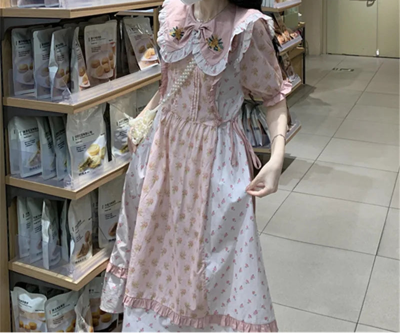Daisy Petal Cottagecore Dress