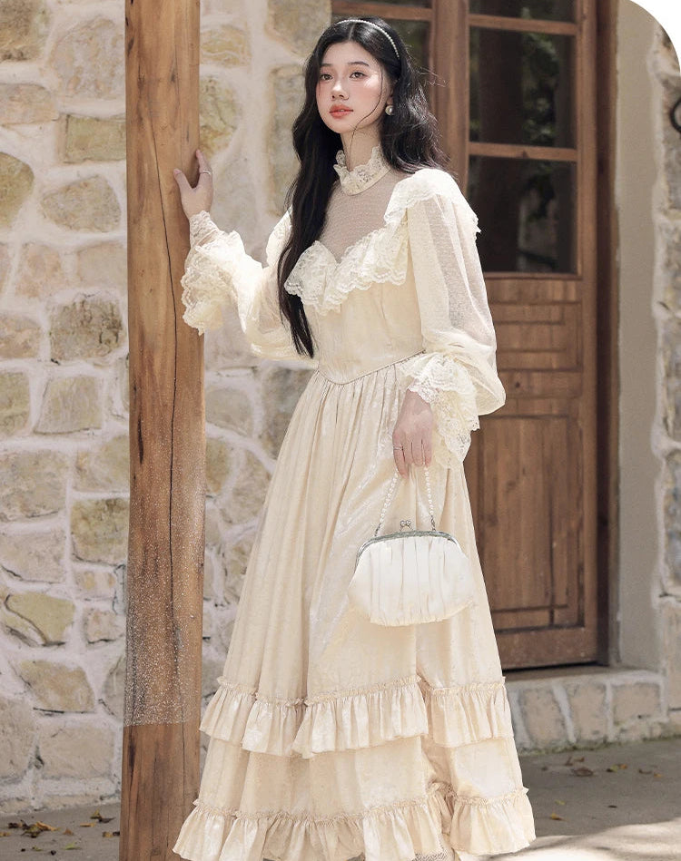 Anastasia Romantic Fairycore Dress Vintage-Princess Aesthetic