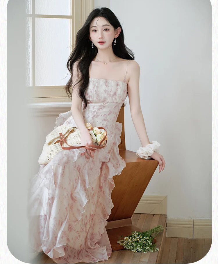 Feather Lily Romantic Spring Fairy Dress