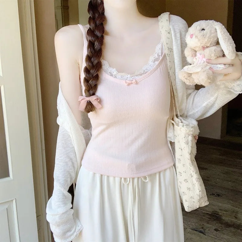 Coquette Camisole Top – Balletcore & Coquette Aesthetic