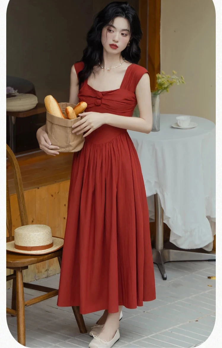 Rose Pepper Cottagecore Dress