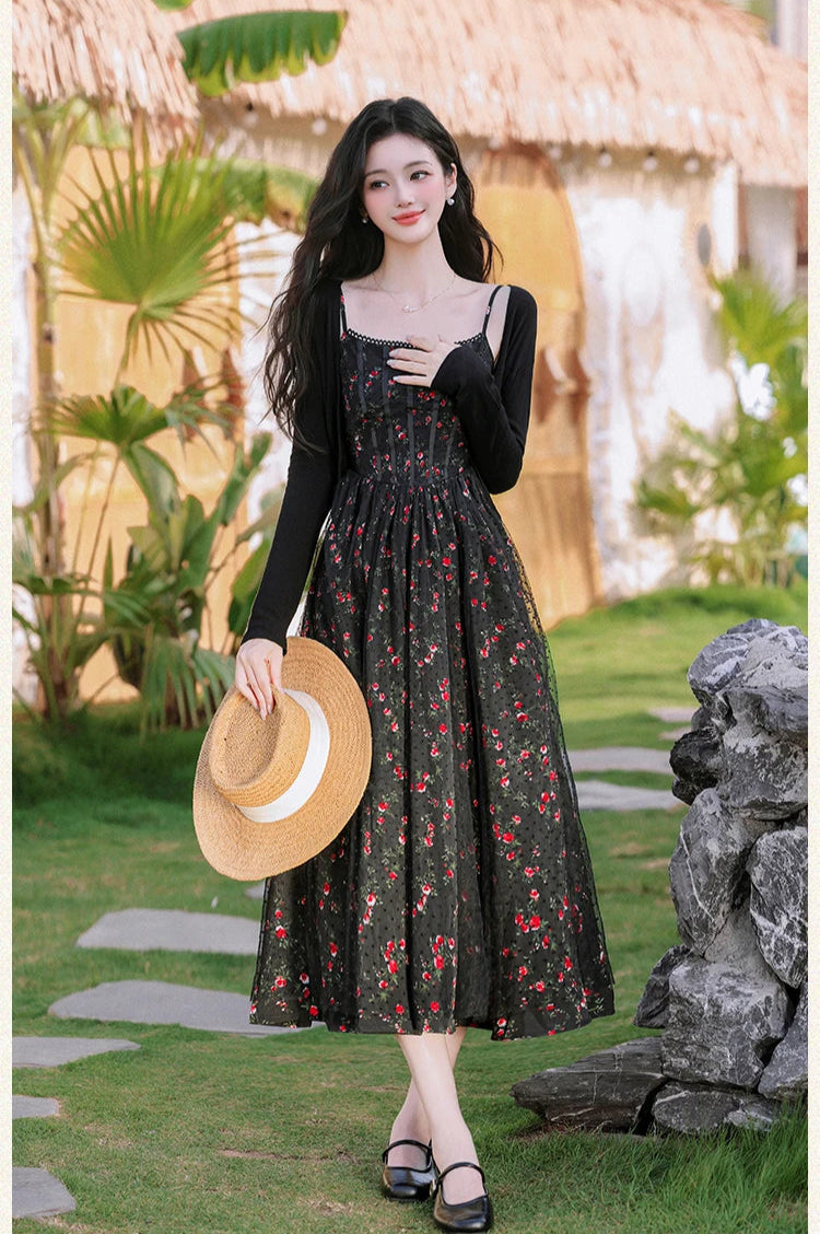 Dark Cottagecore Dress