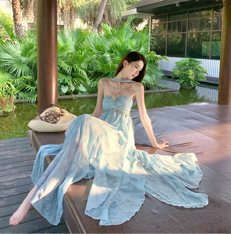 Aphrodite Ocean Goddess Dress