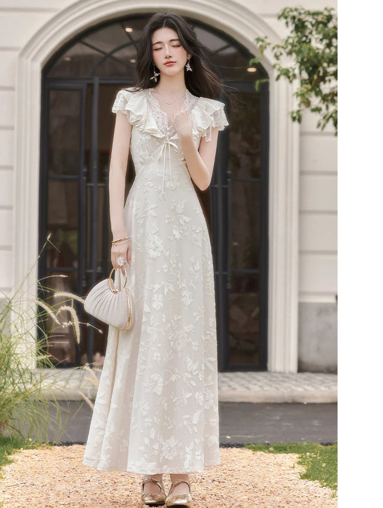 Charlotte Romantic Light Academia Dress