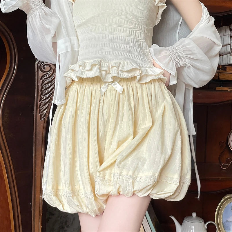 Cotton Pumpkin Shorts