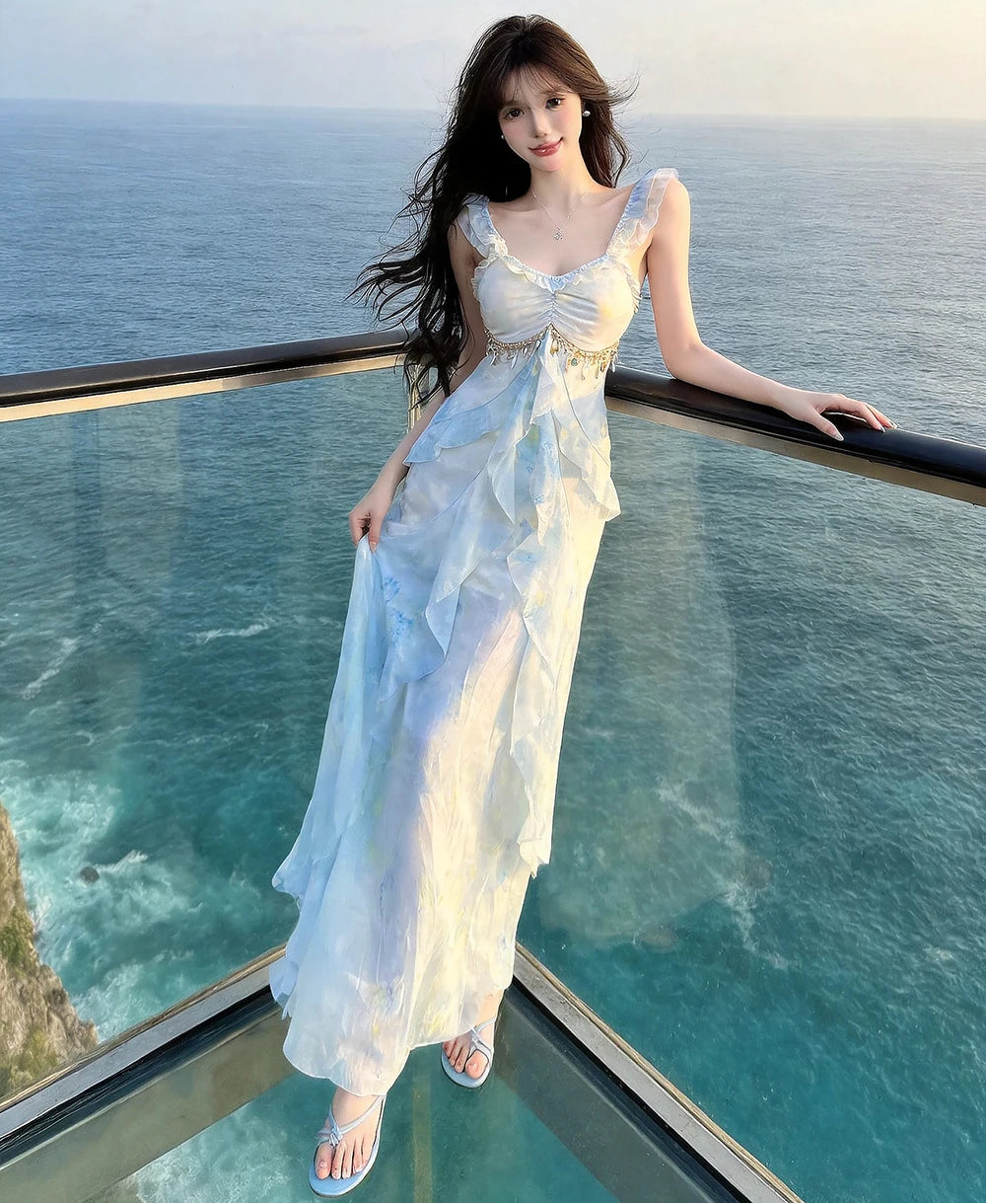 Azure Mermaid Fairy Dress