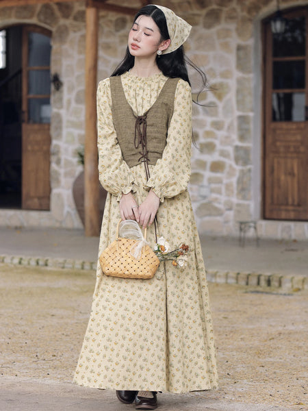 The Village Apothecary 3-Piece Cottagecore Village Witch Dress Set
