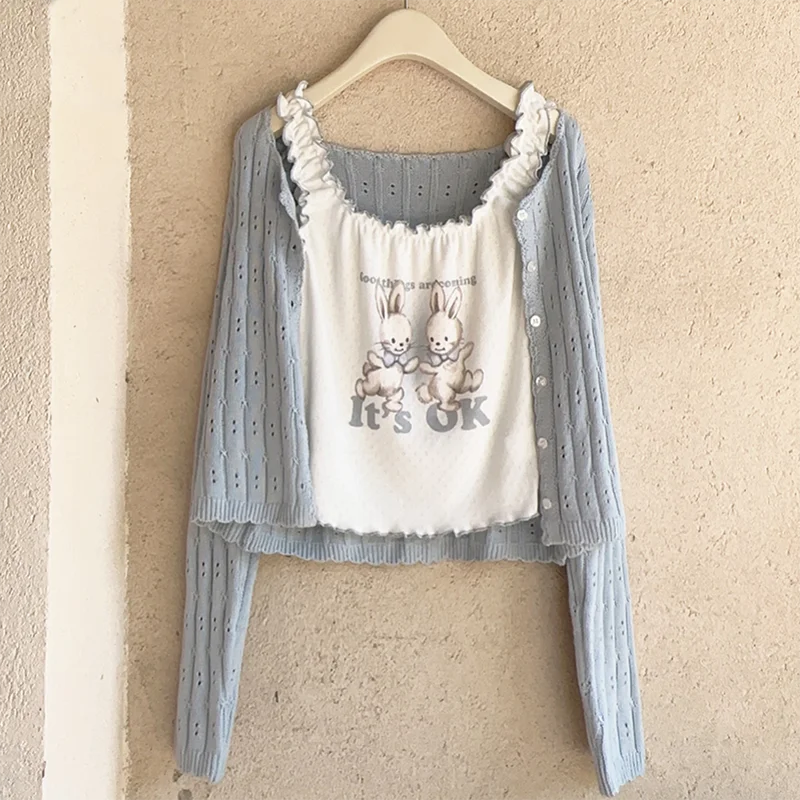 Positive Bunnies Coquette Crop Top