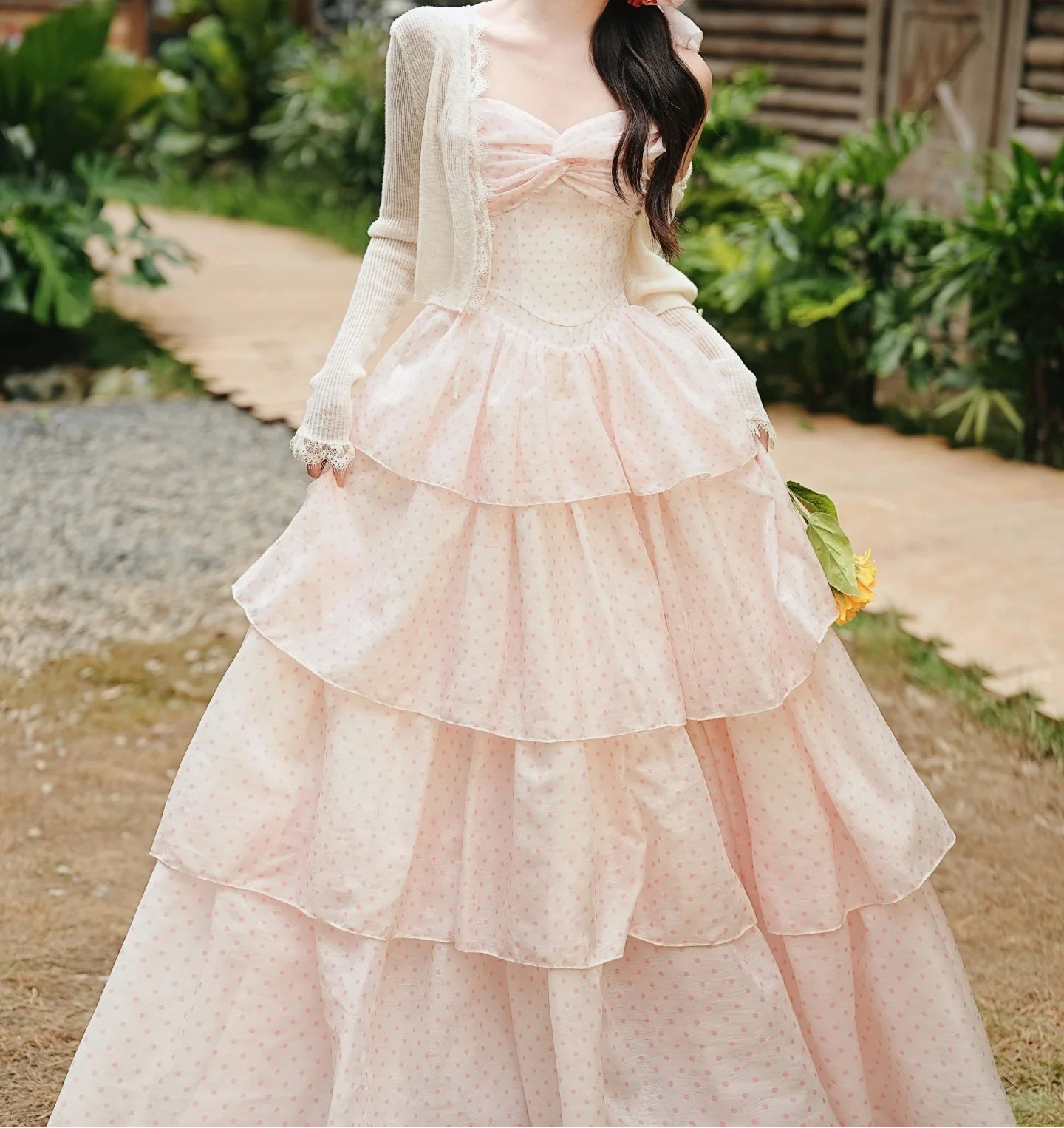 Ethereal Fairycore Princess Dress - Pastel Coquette Aesthetic Gown