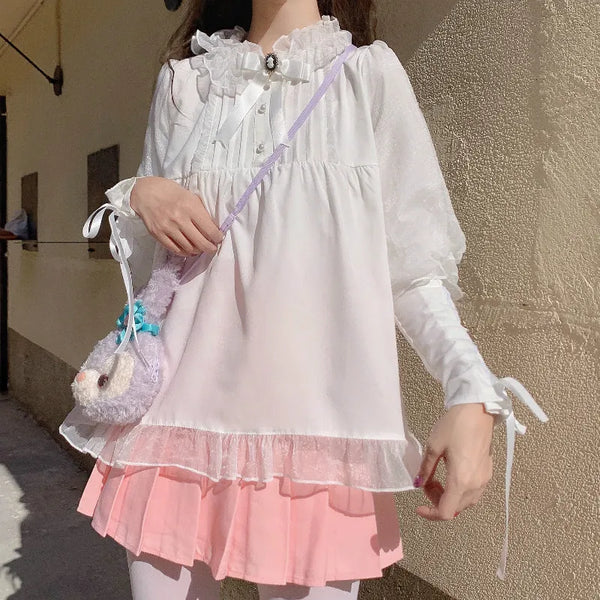 Romantic Cameo Lolita Shirt