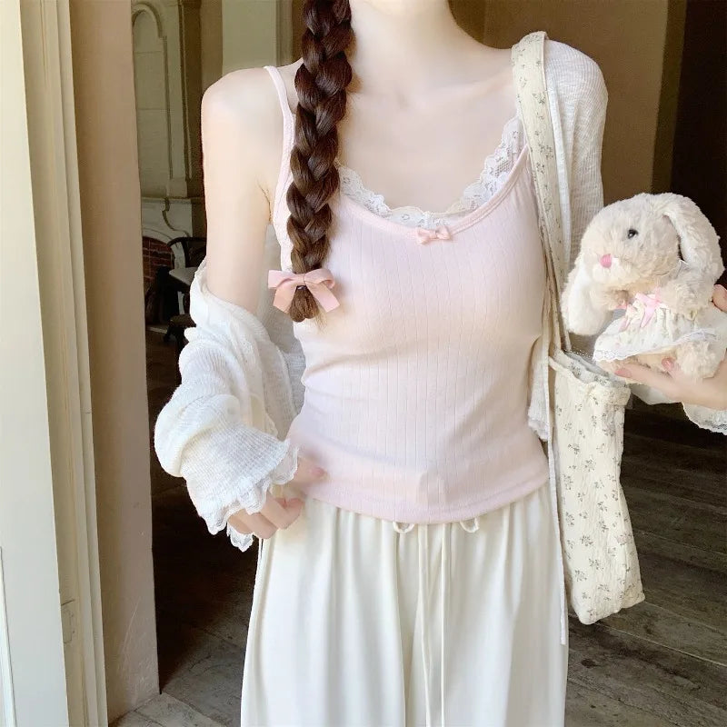 Coquette Camisole Top – Balletcore & Coquette Aesthetic