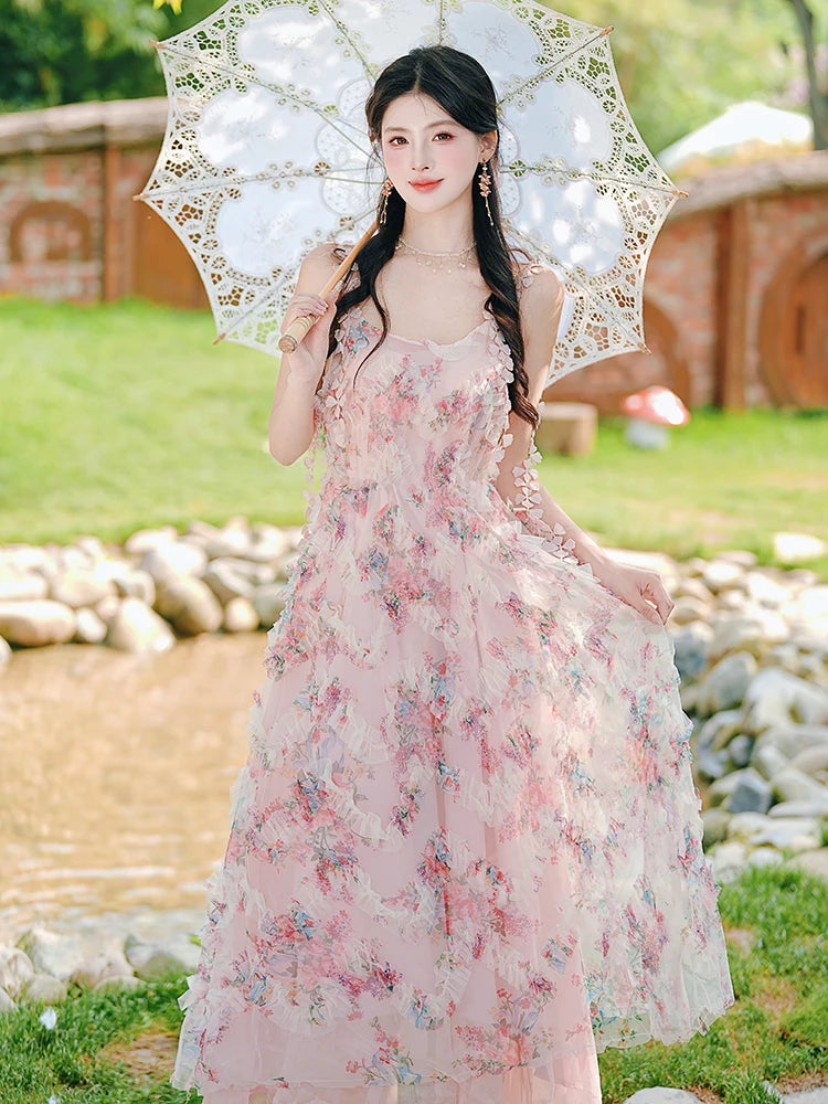 Sakura Fairy Dress with Pearl Belt