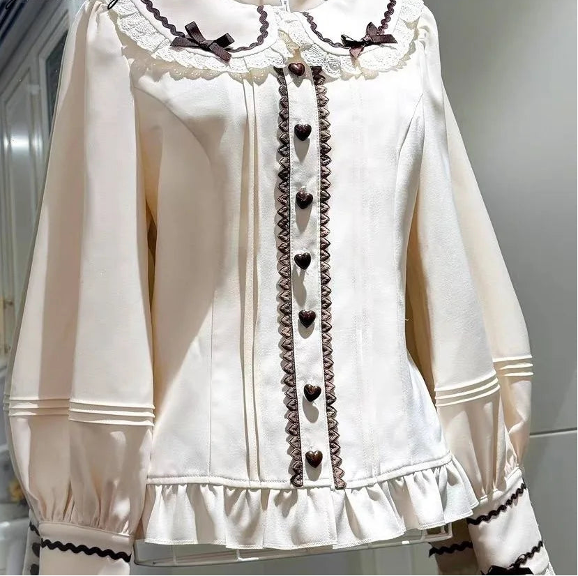 Cookie Heart Japanese Lolita Blouse