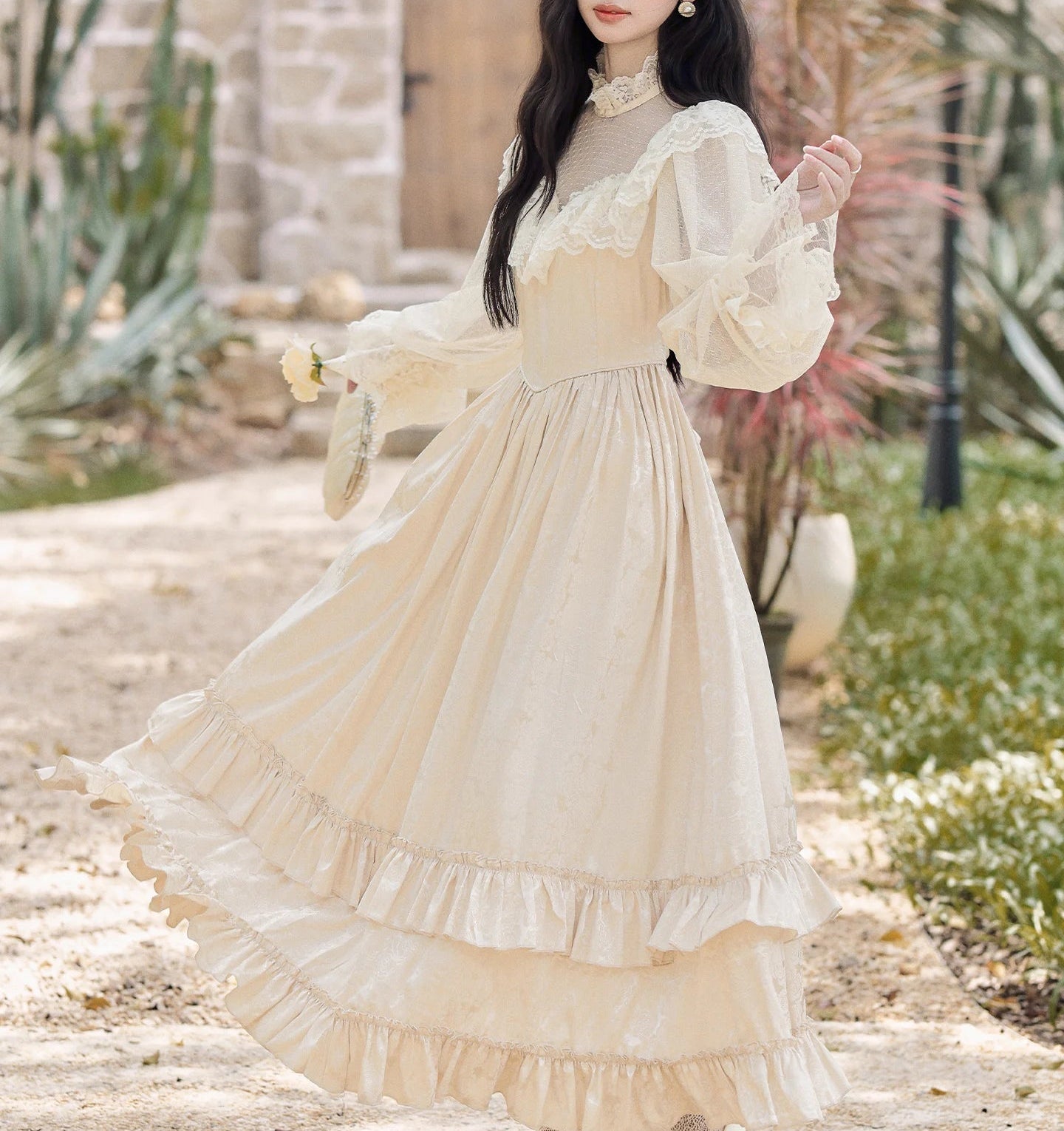 Anastasia Romantic Fairycore Dress Vintage-Princess Aesthetic