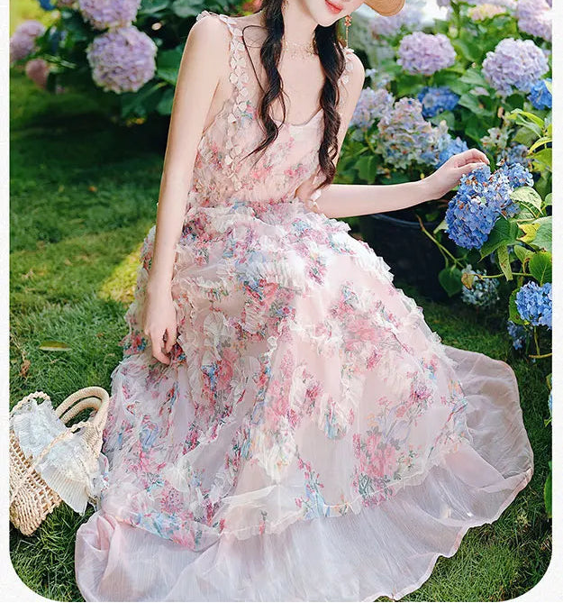 Sakura Fairy Dress with Pearl Belt