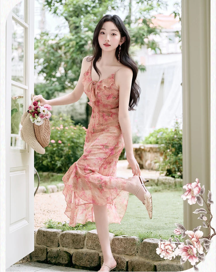 Honey Grace Romantic Floral Cottage Fairy Dress