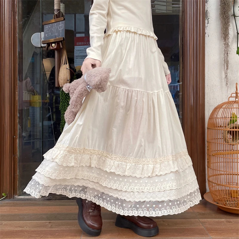 Fern River Cottagecore Skirt