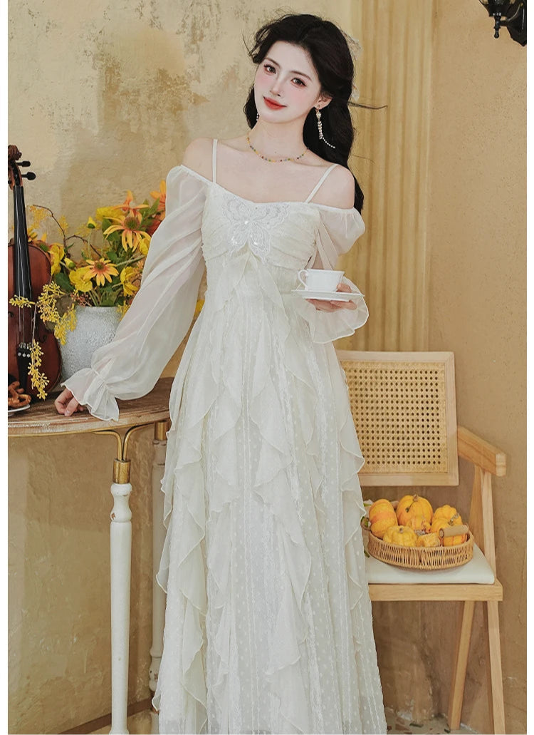 Airielle Butterfly Applique Fairy Dress