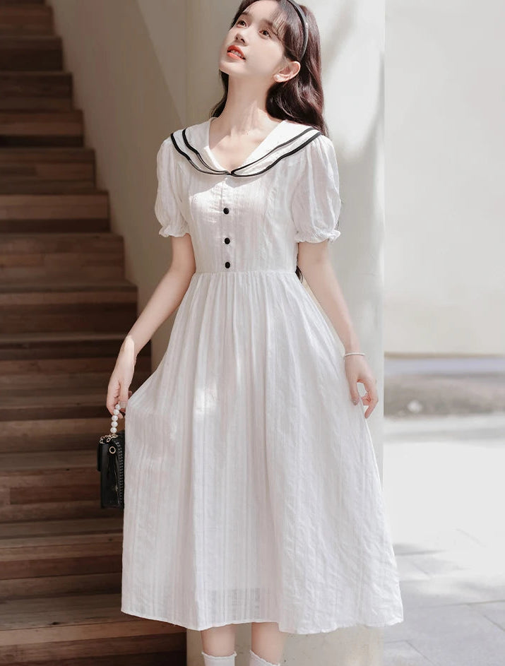 Uminohi Japanese Style Vintage-Sailor Dress