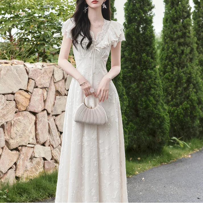 Charlotte Romantic Light Academia Dress