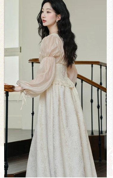 Aurora Romantic Royalcore Corset Dress