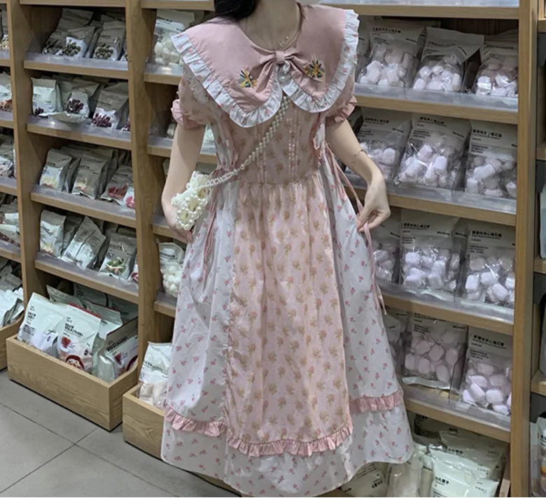 Daisy Petal Cottagecore Dress