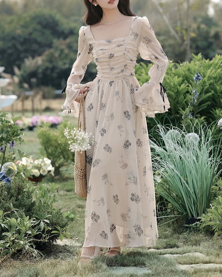 Bloom Shadows Romantic Fall Fairy Dress